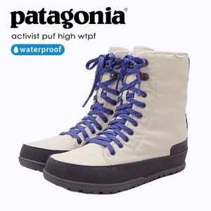 NIB Patagonia Snow Boots Size 7  Off White Grey